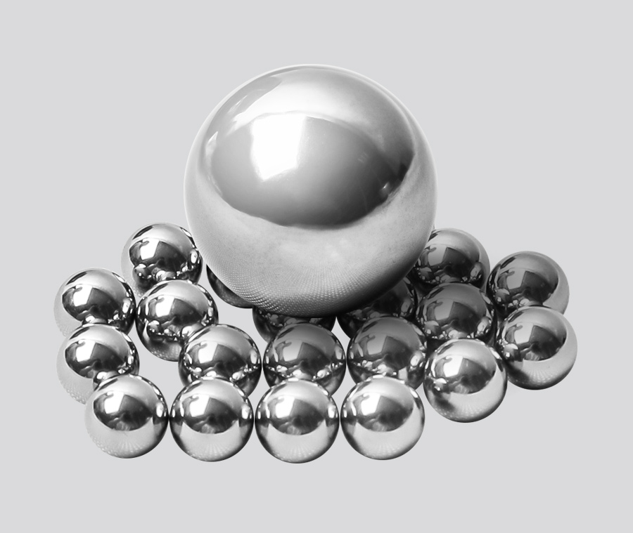 What are the uses of different types of stainless steel balls